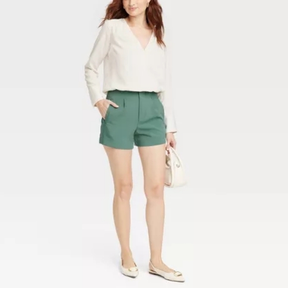 NWT A New Day High-Rise Tailored Shorts - Picture 4 of 9